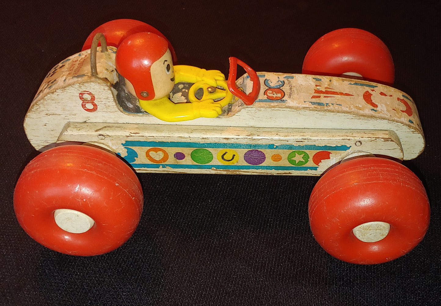 Start Your Engines! Toy Vintage Fisher Price 1960's Bouncy Racer