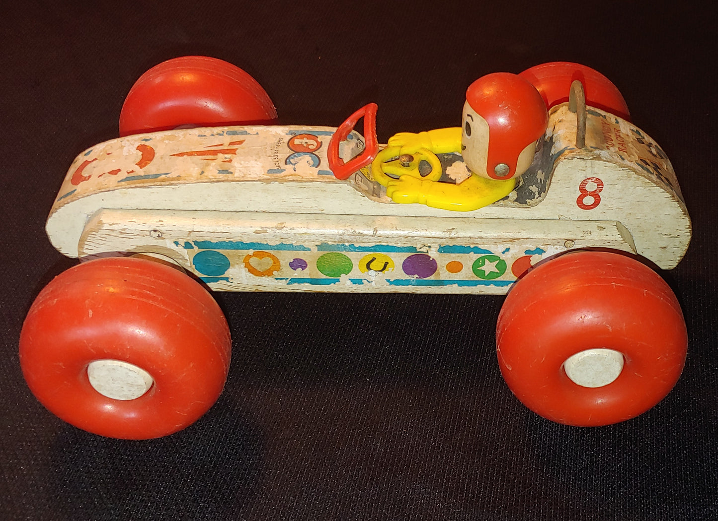 Start Your Engines! Toy Vintage Fisher Price 1960's Bouncy Racer