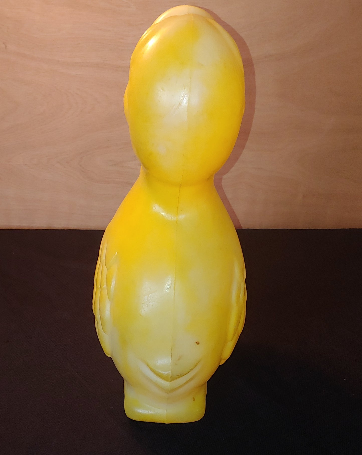 QUACK! Vintage Rubber Ducky Toy Plastic 50's Huge unique Duck Poly