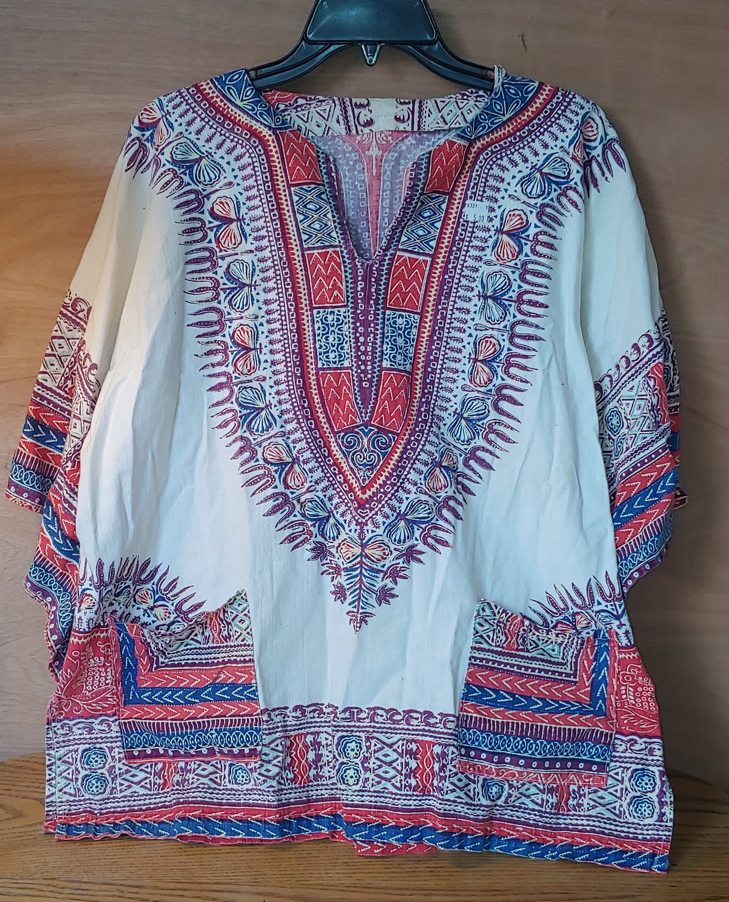 Dashiki love! Vintage used Dashiki African Hippy Shirt