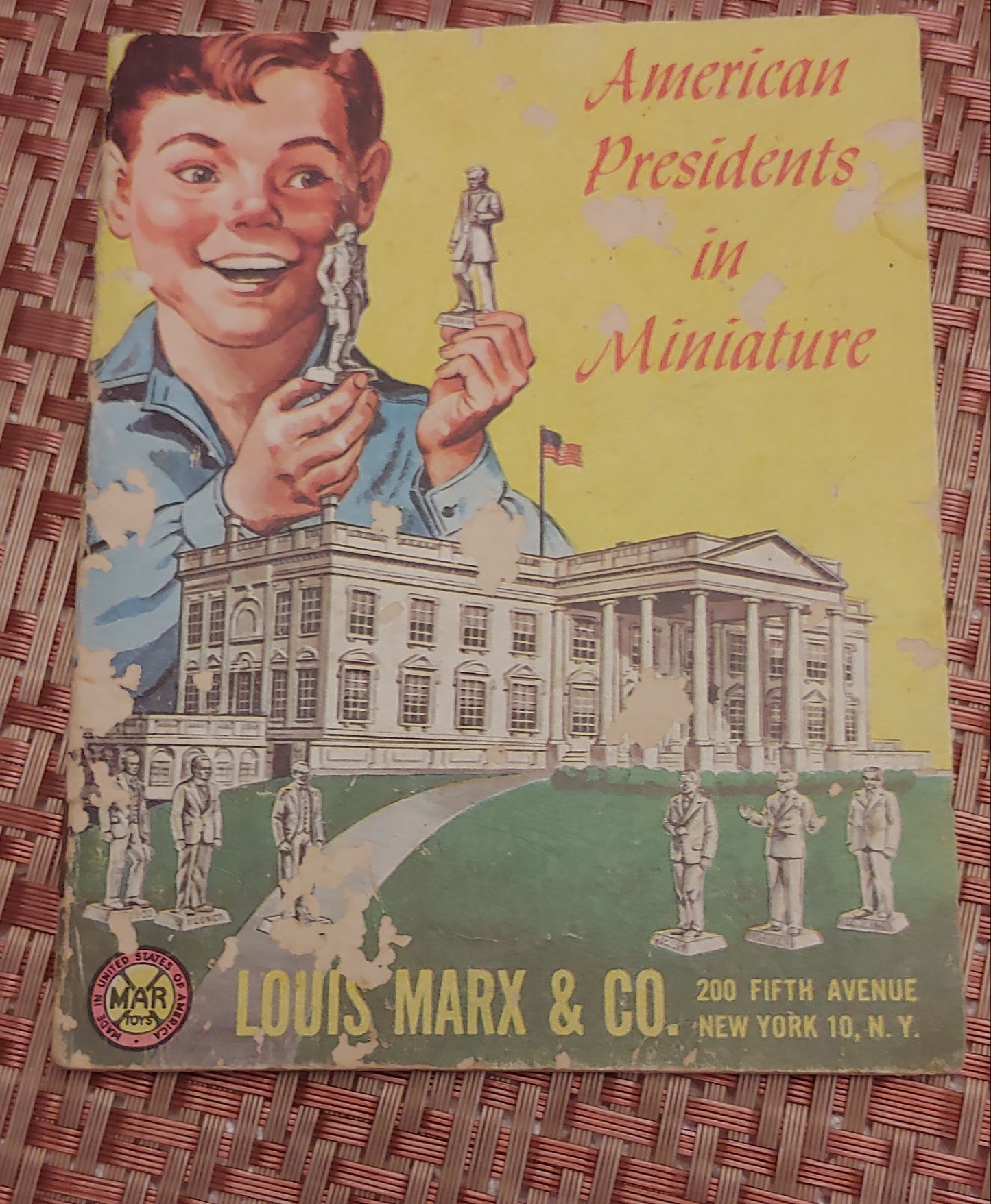 All the Presidents Men! Vintage Marx Toy Presidents 33 (36) Plus book