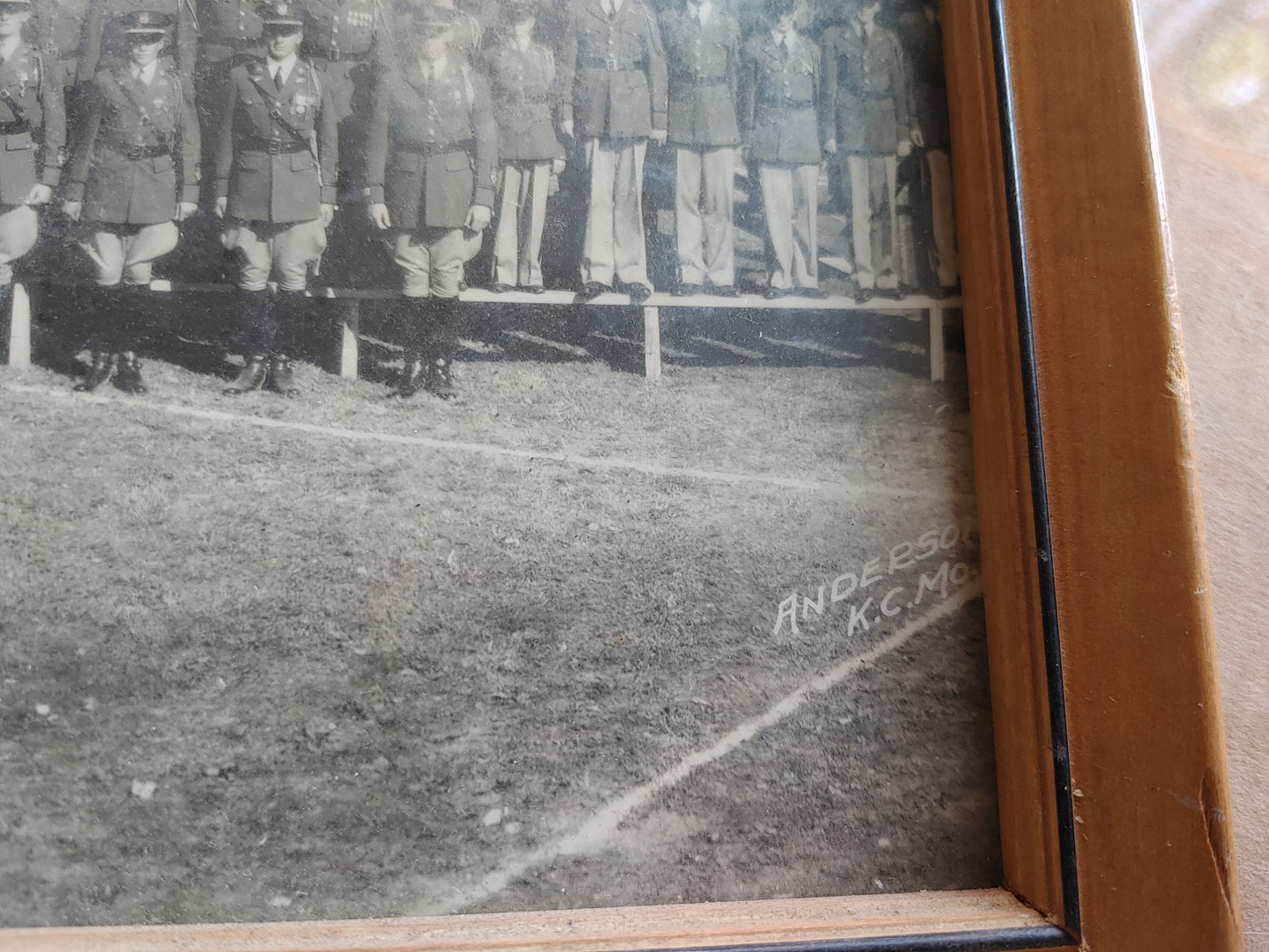 Class act! Vintage Framed Yard Long Photograph Kemper Military School 1940