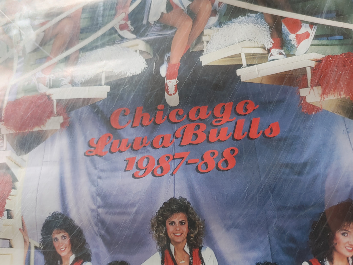 LuvaBulls! Vintage Chicago Bulls Poster 1987-1988 Cheerleaders Jordan Budweiser