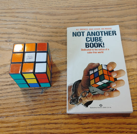 Cube Crazy! Vintage Original Early Rubik's Cube and Not Another Cube Book Lot Game