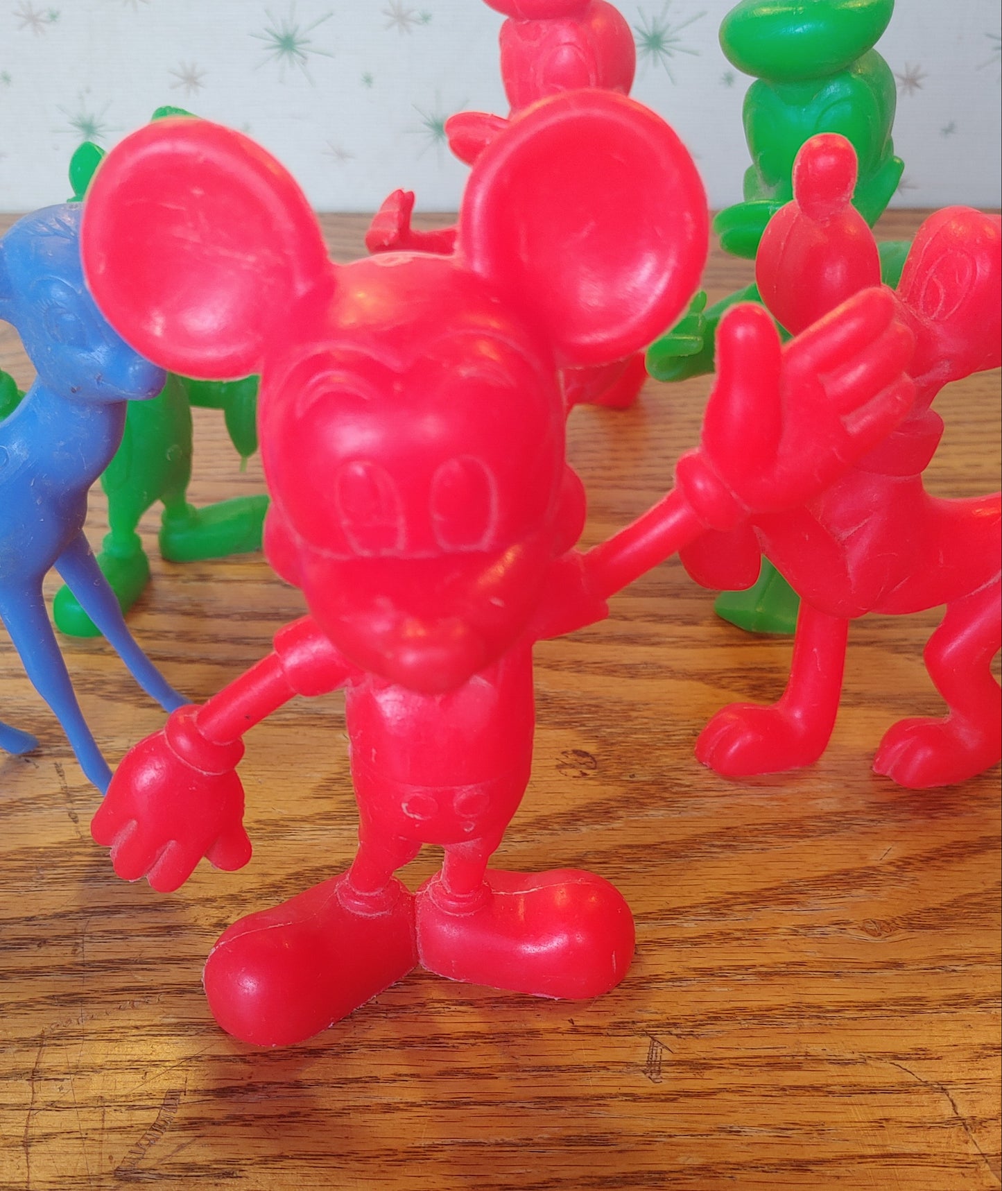 Durable Disney! Vintage 1970's Plastic Figure Lot 9 Marx Toys