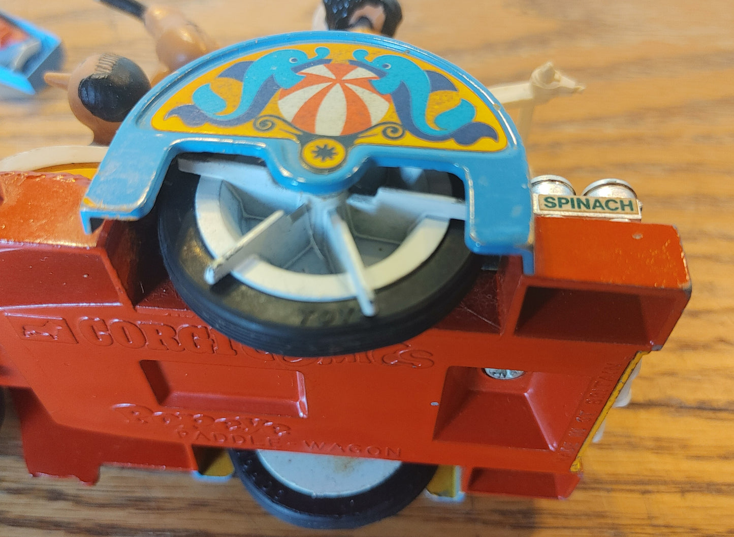 Blow Me Down! Vintage Corgi #802 Popeye Paddle Wheel Diecast Toy 1967