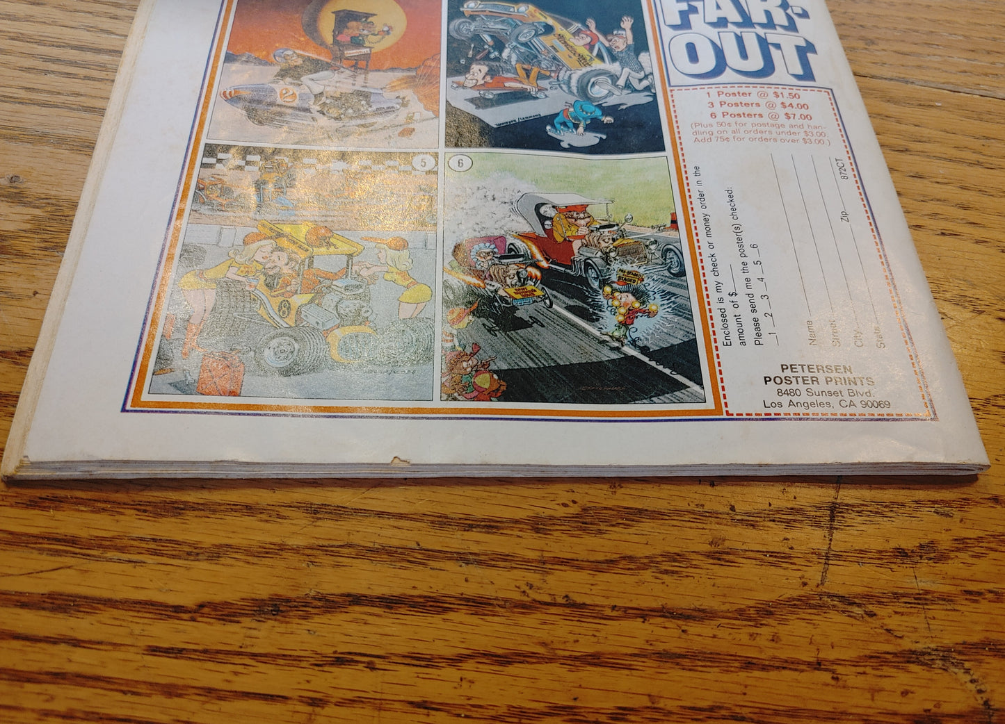 Car Toons! Vintage Auto Hot Rod Magazine Funny August 1972 Comic