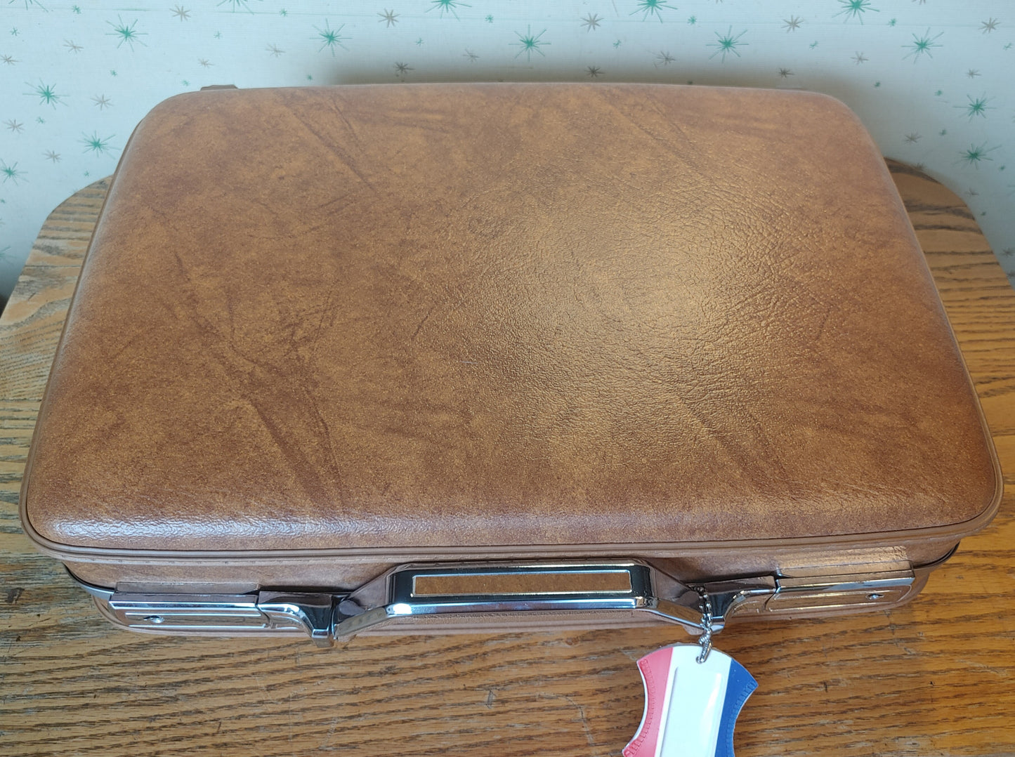 Hard Case! Vintage Mint Briefcase Brown American Tourister 1970's