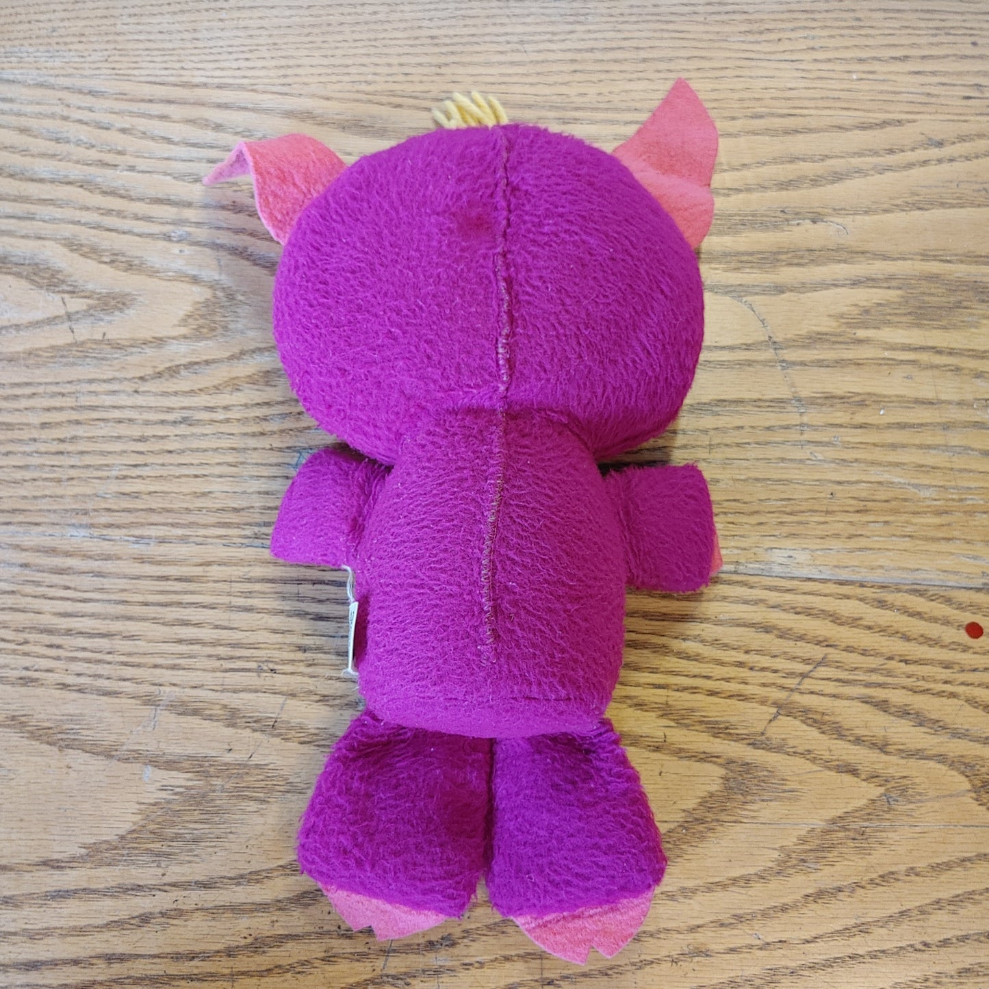 Googlie! Vintage Googlies Plush Alien Stuffed 1967 Pig  Hot Pink Toy Works!