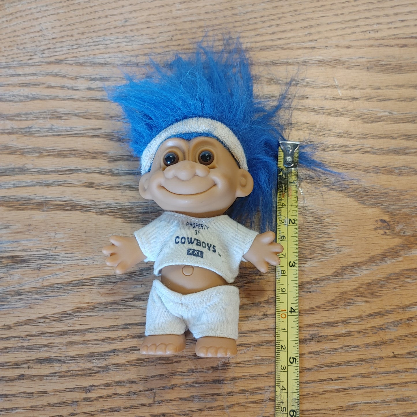 Troll Fan! Vintage Dallas Cowboys Troll Doll 4 1/2" Headband NFL