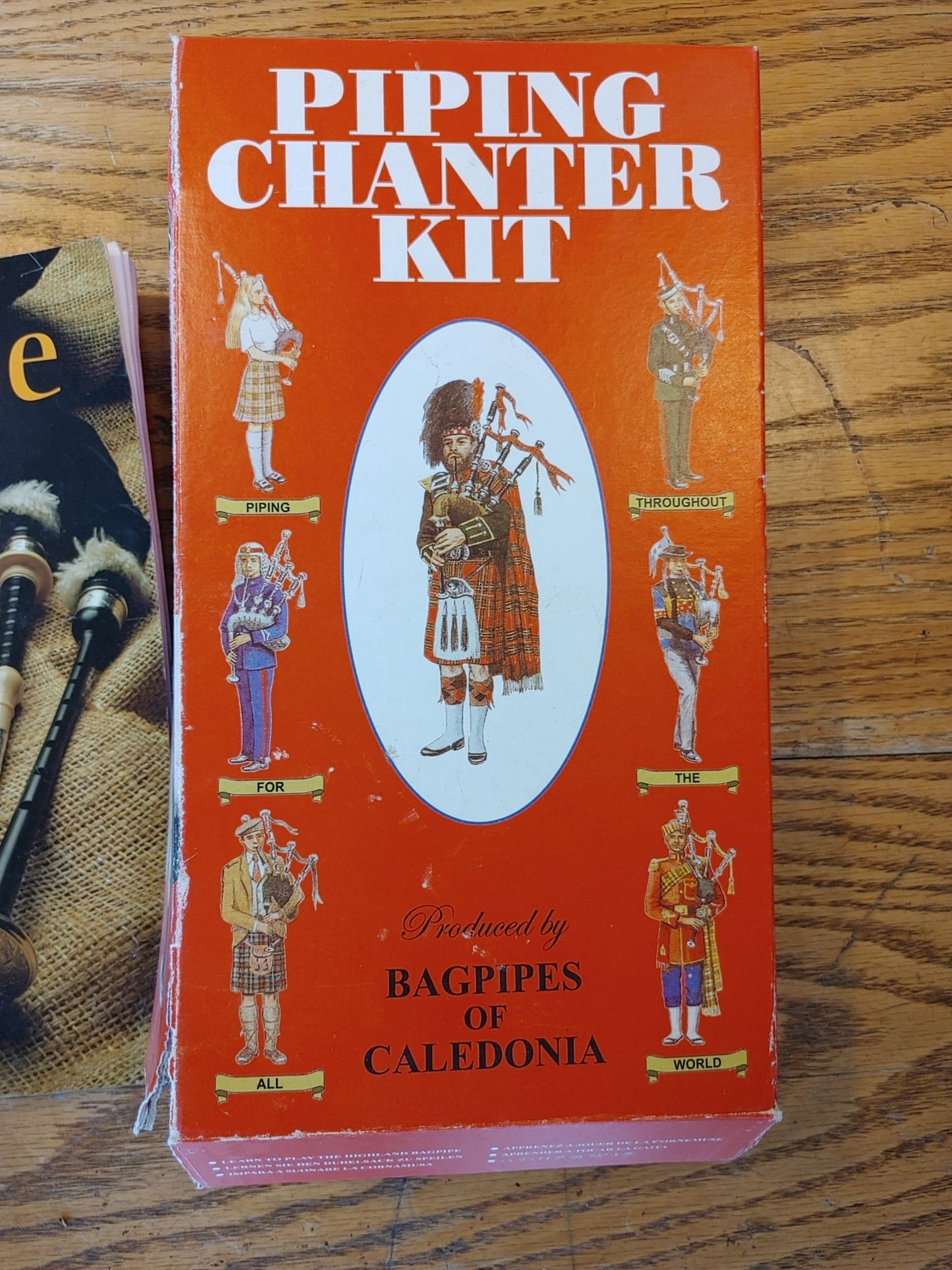 Pipes are a callin'! Vintage Chanter Bagpipe Kit and Music Books