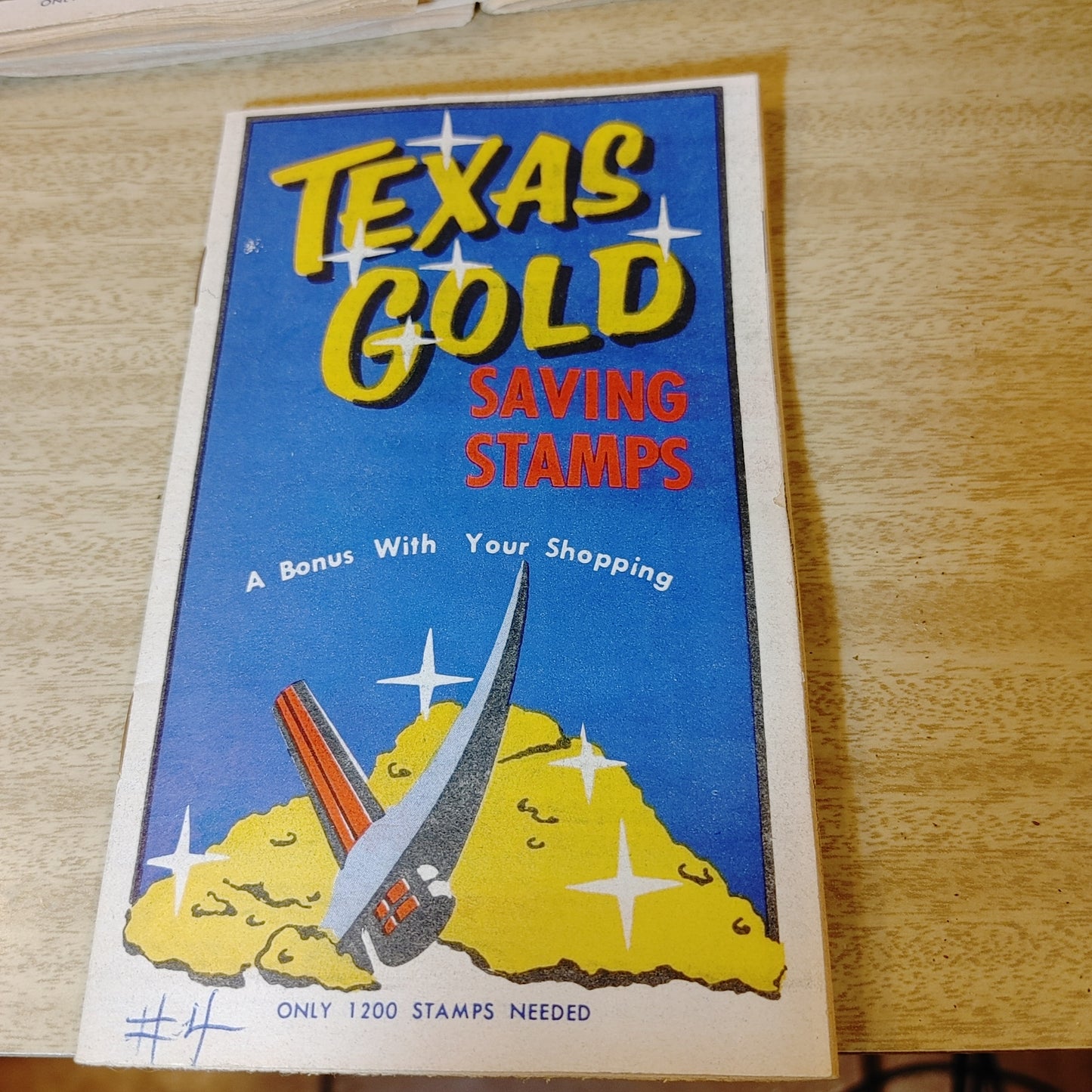 Texas Gold! Vintage Shopping Rewards Stamp Books Saving Stamps Saver