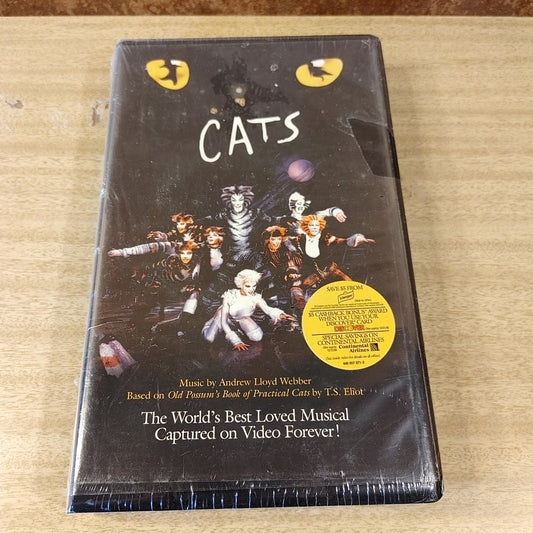 Broadway Cats! Vintage Sealed Original Cats Musical VHS Video Tape Rare