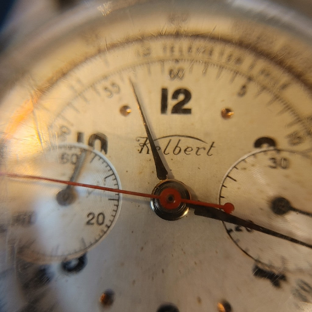Klassy Kelbert! Vintage Kelbert Chronograph Wristwatch Watch Antimagnetic