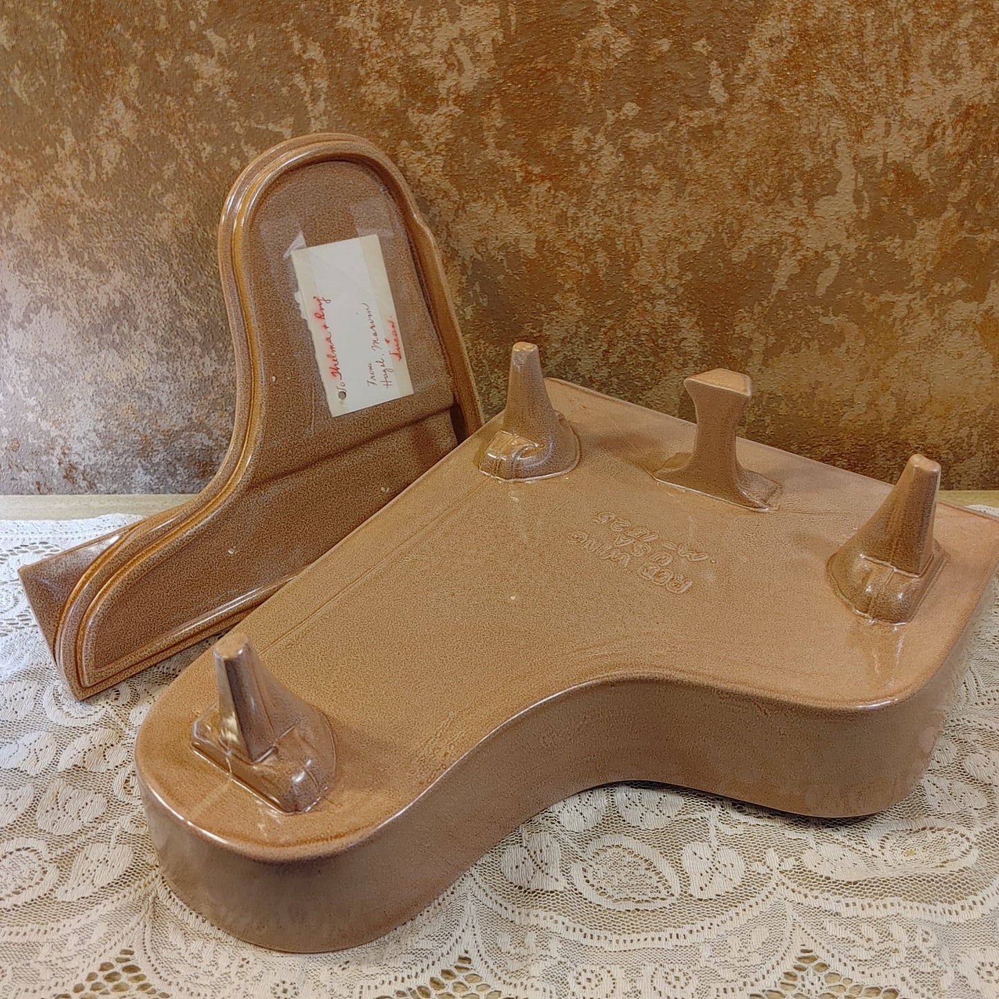 Red Wing Baby Grand Piano Planter Pottery 1956 V-1525